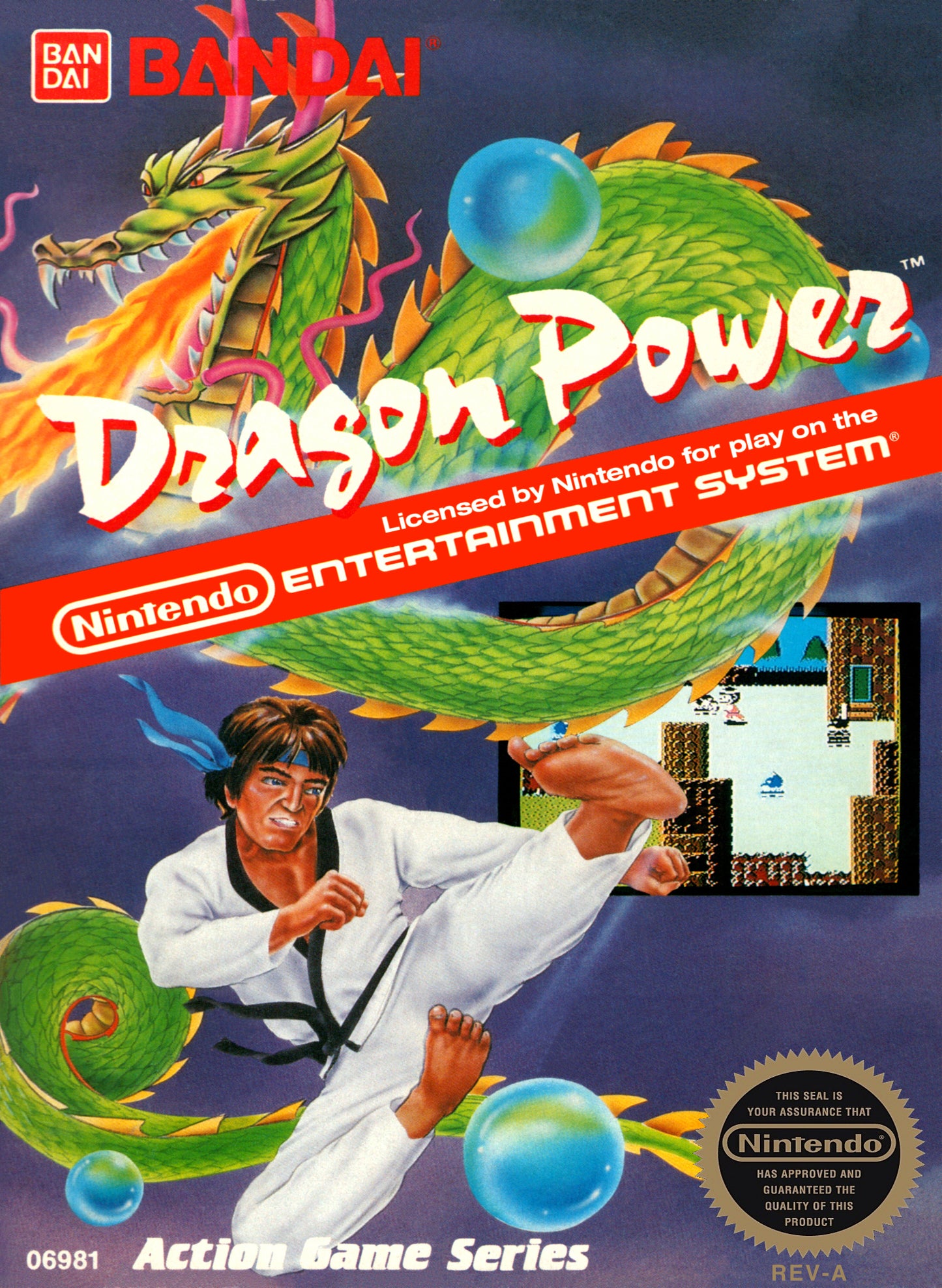 DRAGON POWER  - NES