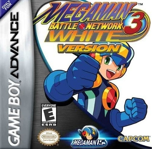 MEGA MAN: BATTLE NETWORK 3: WHITE VERSIO  - GBA  (CARTRIDGE ONLY)