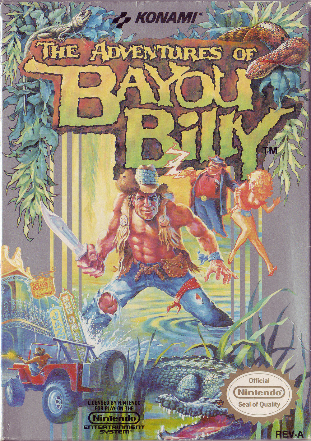 ADVENTURES OF BAYOU BILLY  - NES