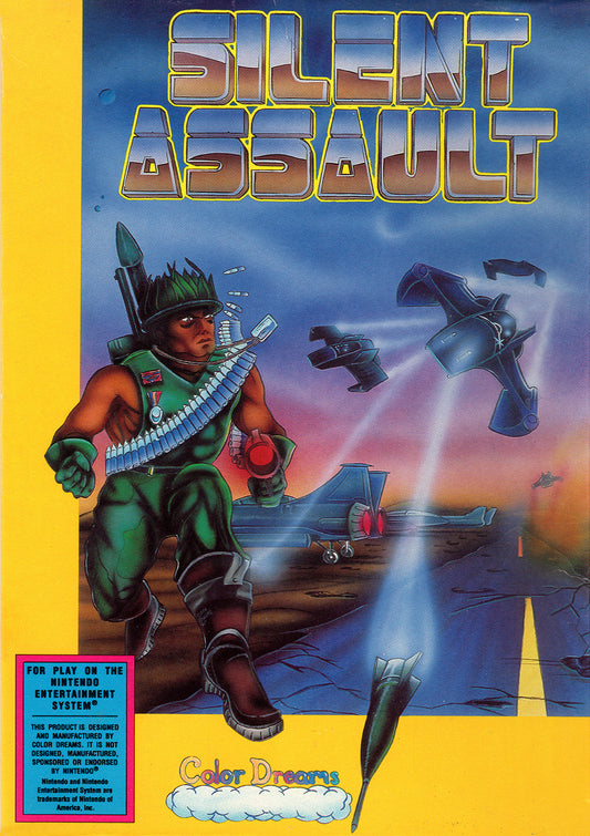 SILENT ASSAULT [BLACK]  - NES (W/BOX & MANUAL)