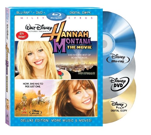 THE HANNAH MONTANA MOVIE [BLU-RAY + DVD + DIGITAL COPY]