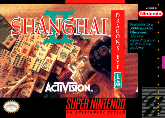 SANGHAI II: DRAGON'S EYE  - SNES