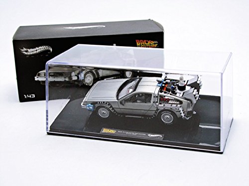 BACK TO THE FUTURE: TIME MACHINE #X5493 - HOT WHEELS-1:43 SCALE-2012 (OPEN BOX)