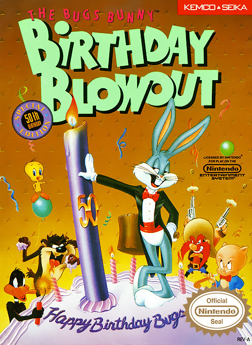 BUGS BUNNY: BIRTHDAY BLOWOUT  - NES