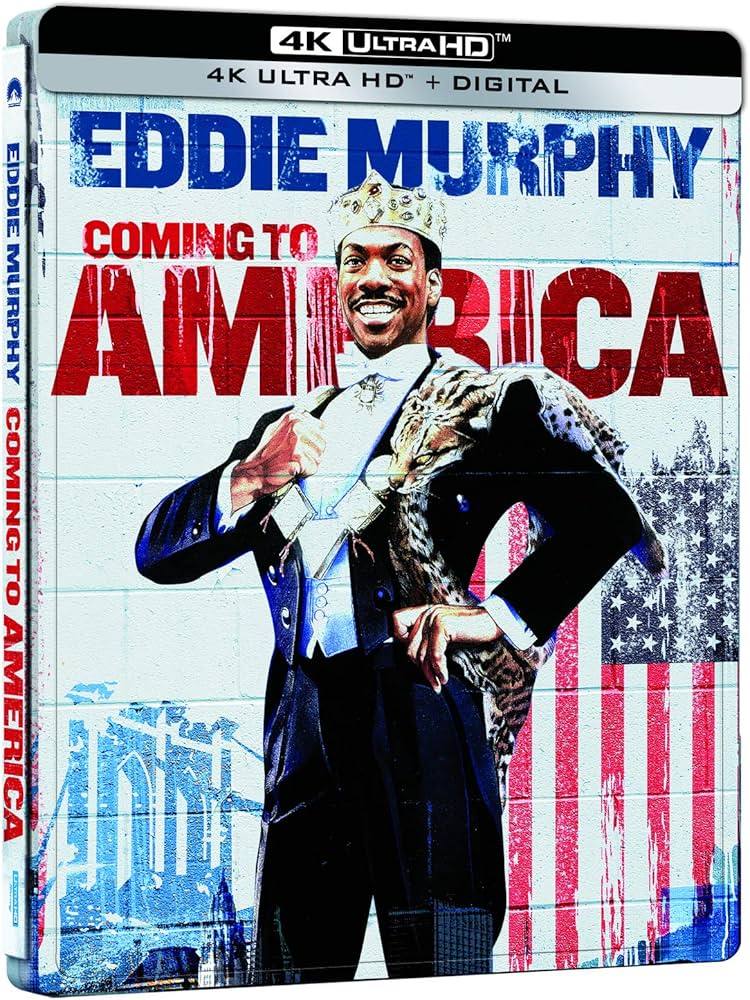 COMING TO AMERICA  - BLU-4K-1988-EDDIE MURPHY-STEELBOOK