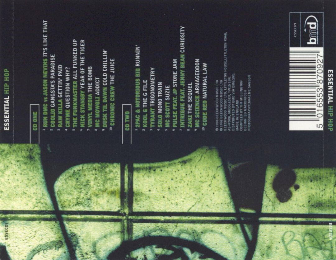 VARIOUS  - ESSENTIAL HIP HOP (2CDS)