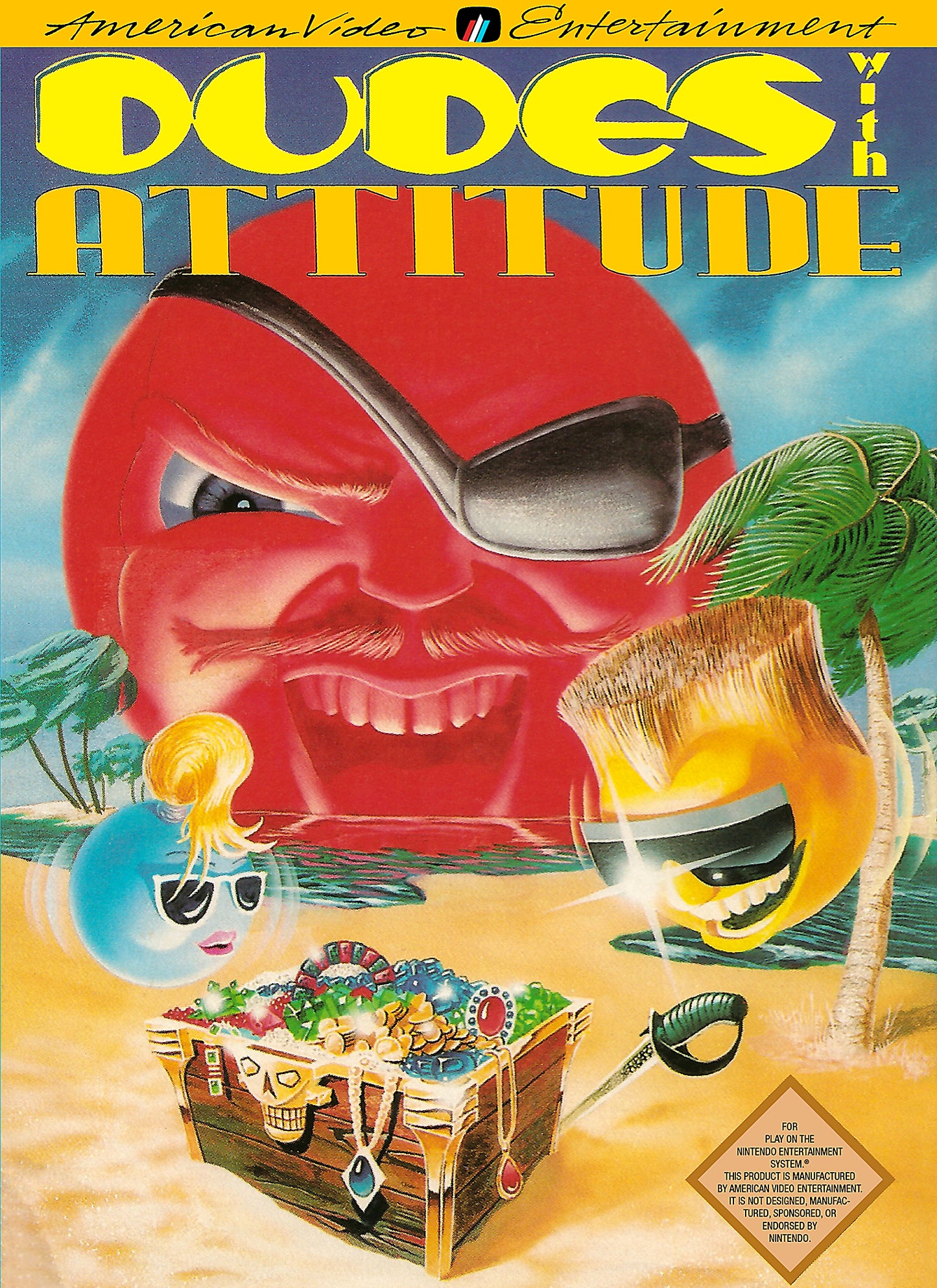 DUDES WITH ATTITUDE  - NES
