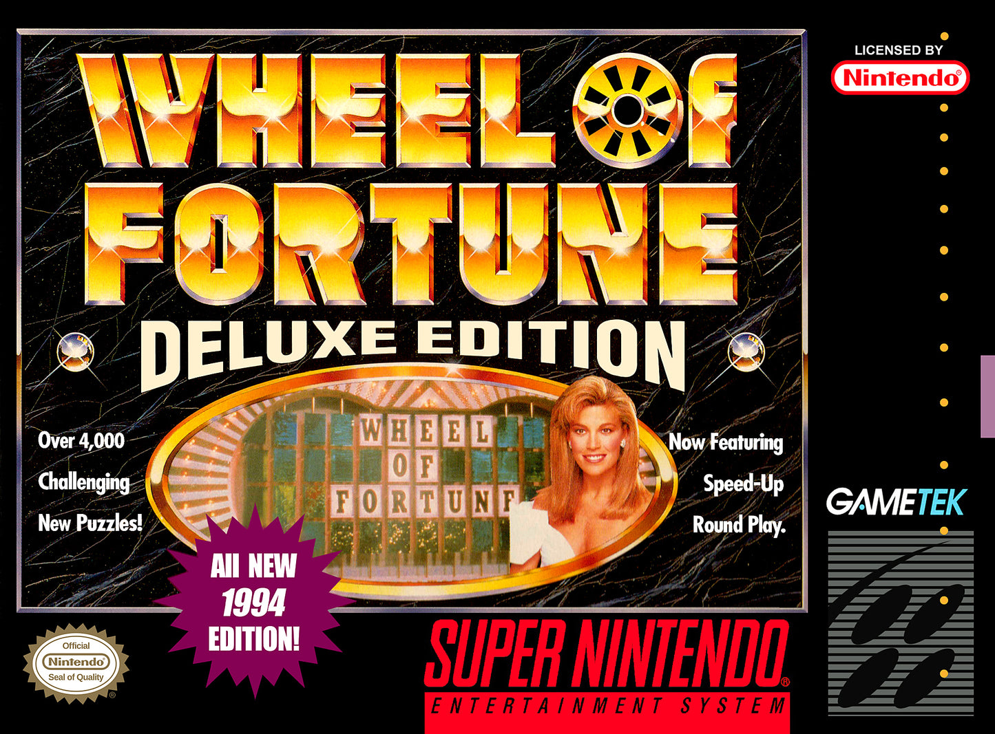 WHEEL OF FORTUNE: DELUXE EDITION  - SNES