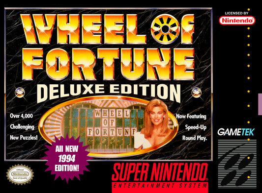 WHEEL OF FORTUNE: DELUXE EDITION  - SNES