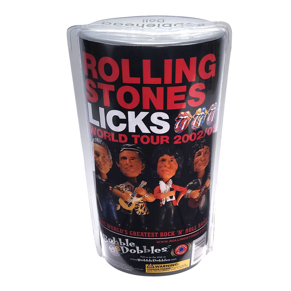 ROLLING STONES: KEITH/MICK/RONNIE/CHARLIE (SET OF 4) - BOBBLE DOBBLES-LICKS WORLD TOUR EXCLUSIVE