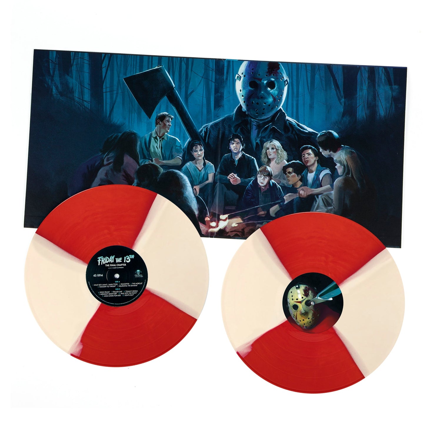 Harry Manfredini - Friday the 13th Part IV: The Final Chapter OST (180G/Bone & Blood Red Quad Colored Vinyl)