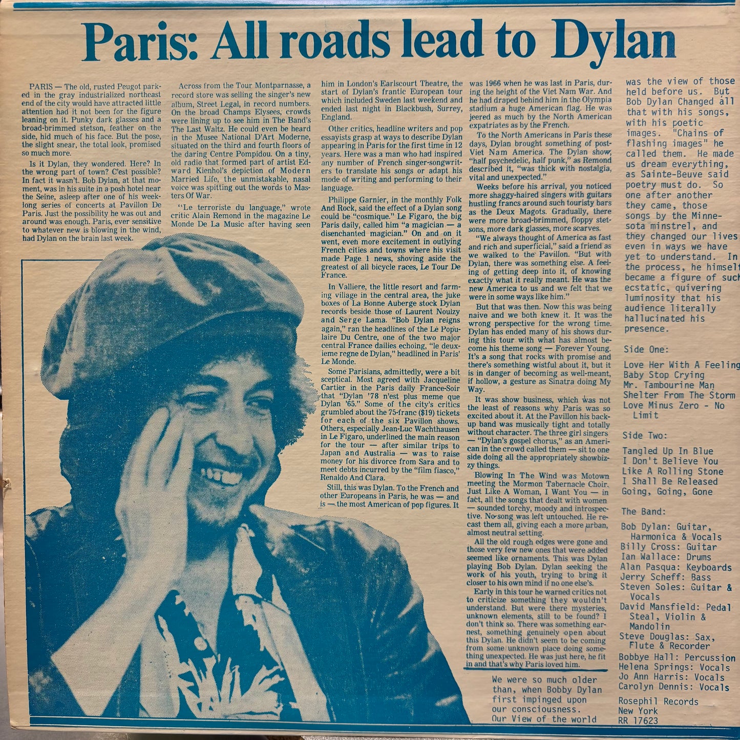 Bob Dylan - Paris: All Roads Lead To Dylan (Used LP)