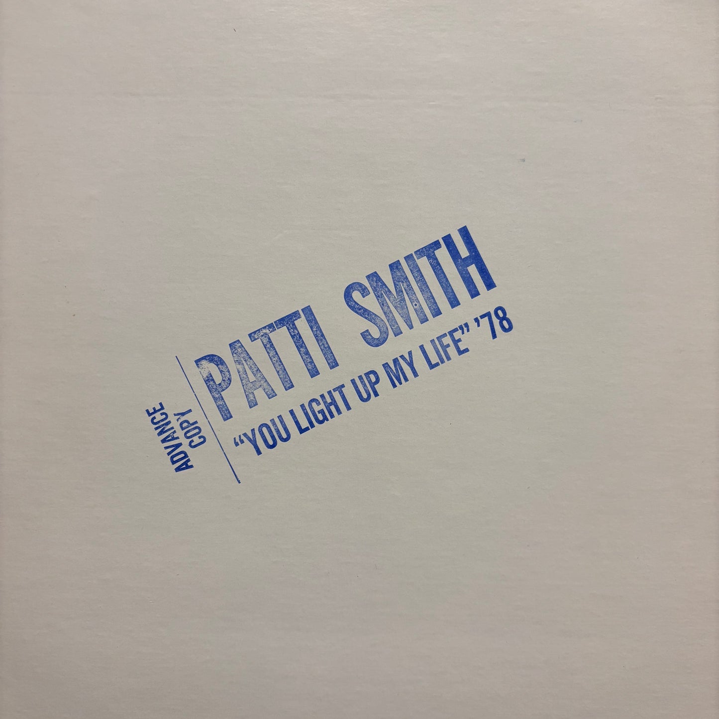 Patti Smith - You Light Up My Life '78 (Used LP)