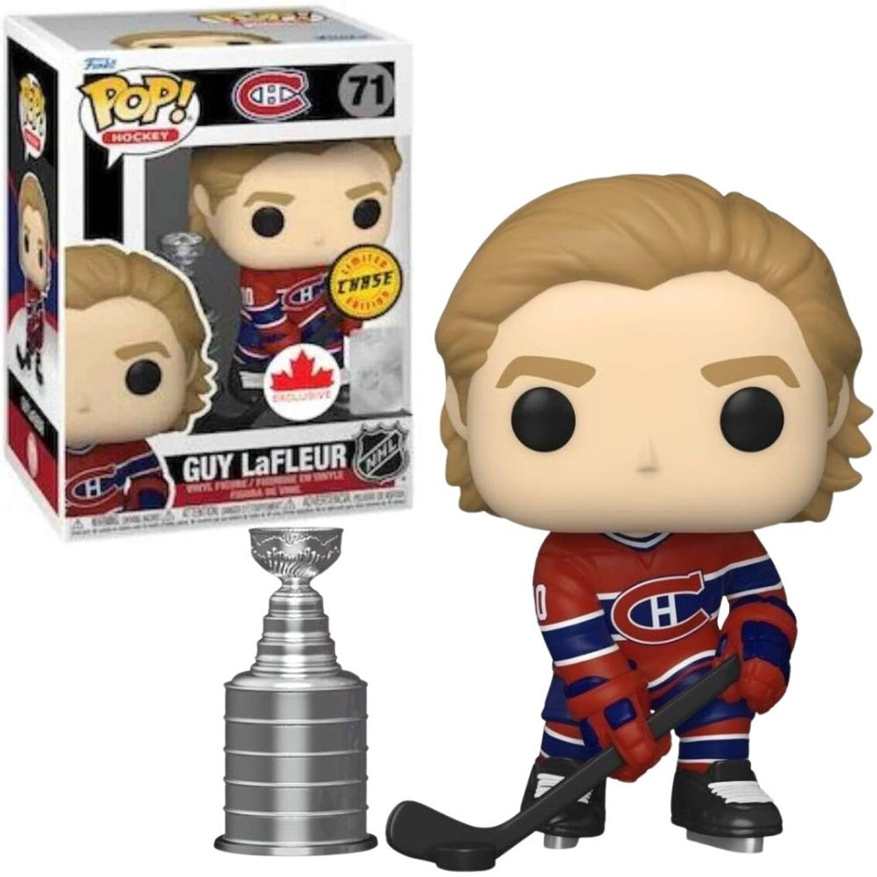 NHL: MONTREAL CANADIANS: GUY LAFLEUR #71 - FUNKO POP!-CHASE-EXCLUSIVE