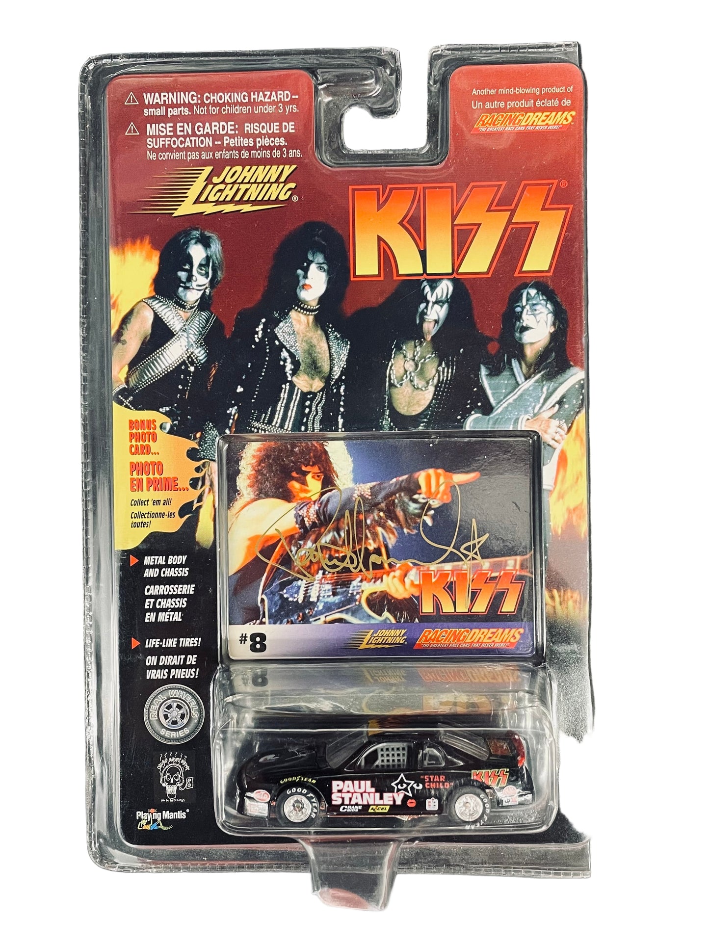 KISS: PAUL STANLEY #8 - JOHNNY LIGHTNING-AUTOGRAPHED