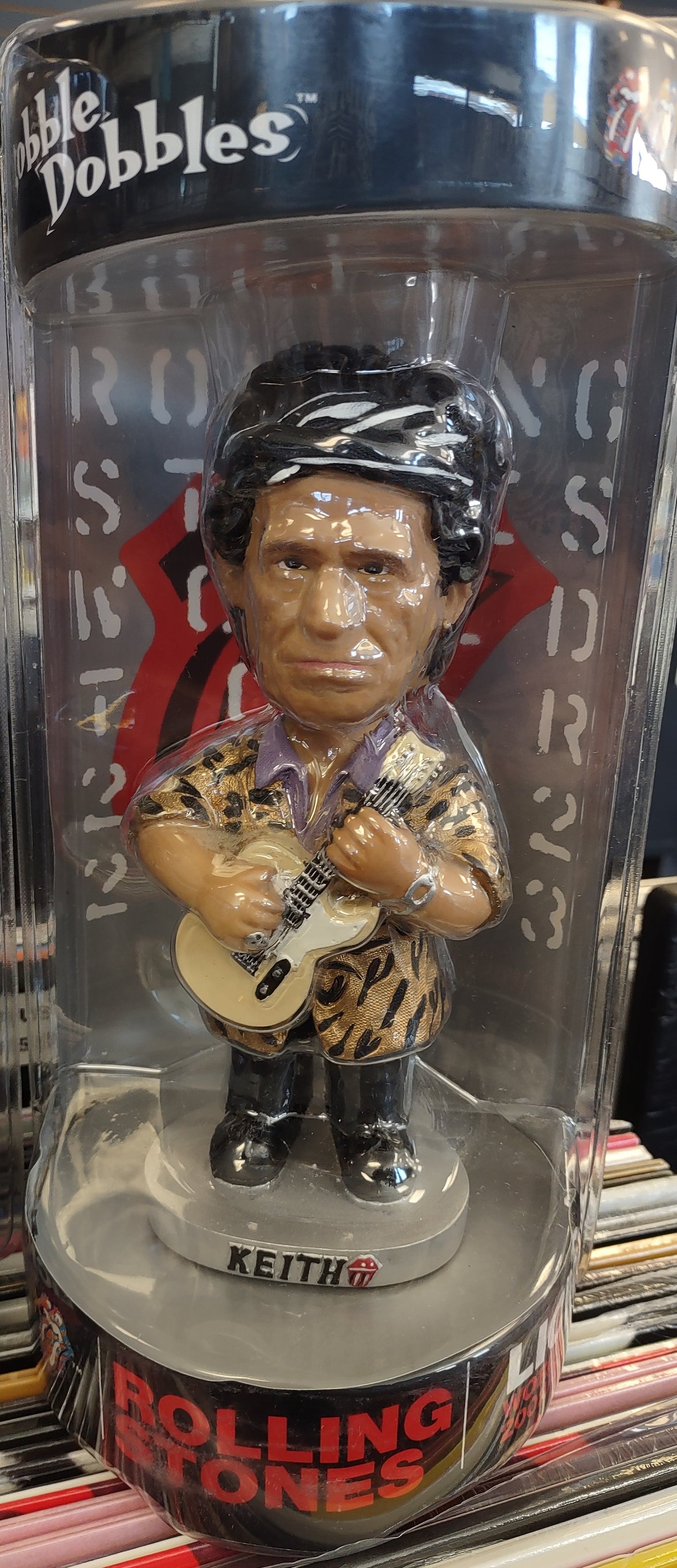 ROLLING STONES: KEITH/MICK/RONNIE/CHARLI - BOBBLE DOBBLES-LICKS-SET OF 4