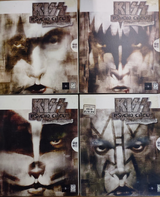 KISS: PSYCHO CIRCUS: NIGHTMARE CHILD - PC GAME-SET OF 4