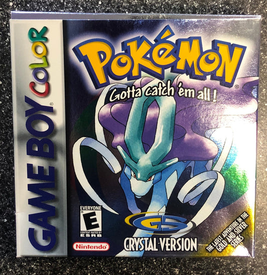 POKEMON: CRYSTAL - GBC (IN BOX W/MANUAL)
