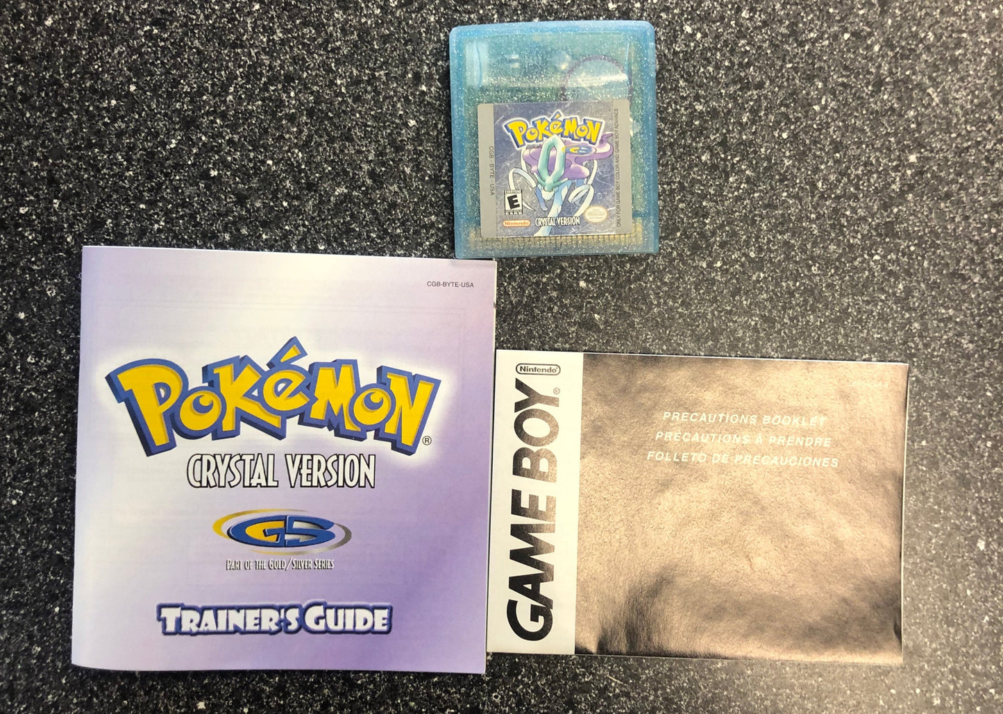 POKEMON: CRYSTAL - GBC (IN BOX W/MANUAL)