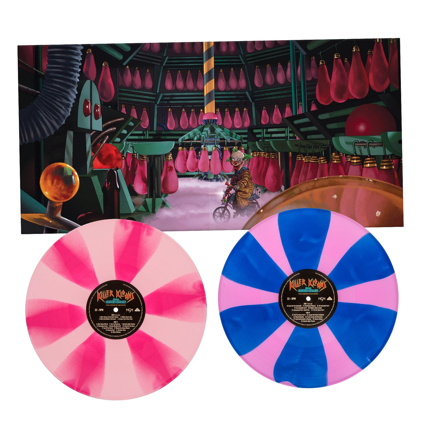 John Massari - Killer Klowns From Outer Space OST (150G/“Klownzilla” Pinwheel Colored Vinyl)