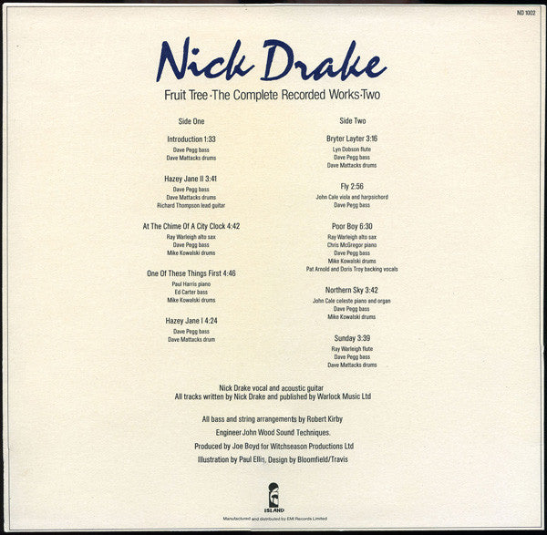 Nick Drake - Fruit Tree: Complete Recorded Works (Used LP)
