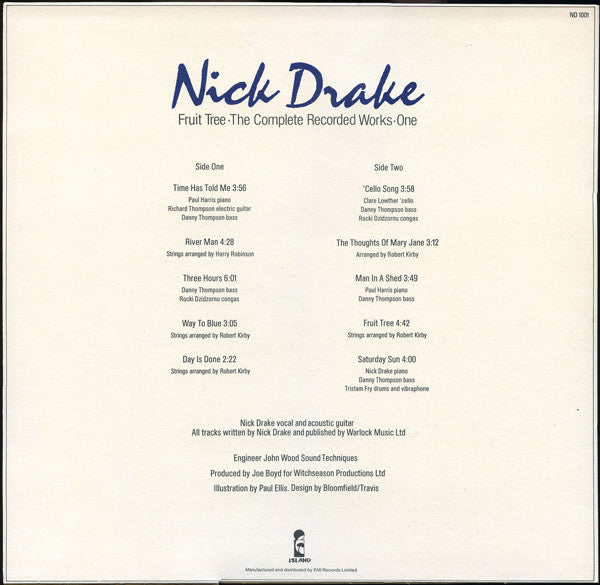 Nick Drake - Fruit Tree: Complete Recorded Works (Used LP)