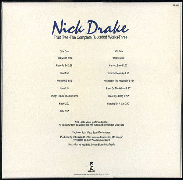 Nick Drake - Fruit Tree: Complete Recorded Works (Used LP)