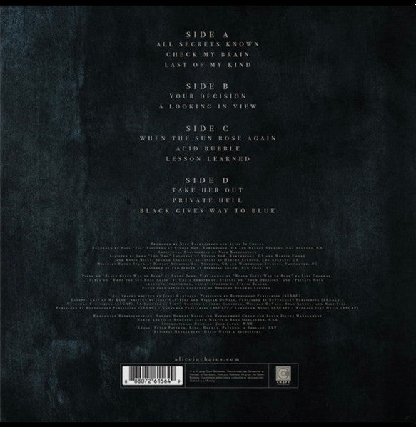 Alice In Chains - Black Gives Way To Blue (Black Widow) (Used LP)