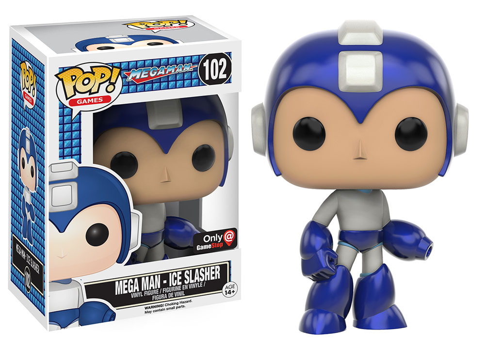 MEGA MAN-ICE SLASHER #102 - FUNKO POP!-EXCLUSIVE