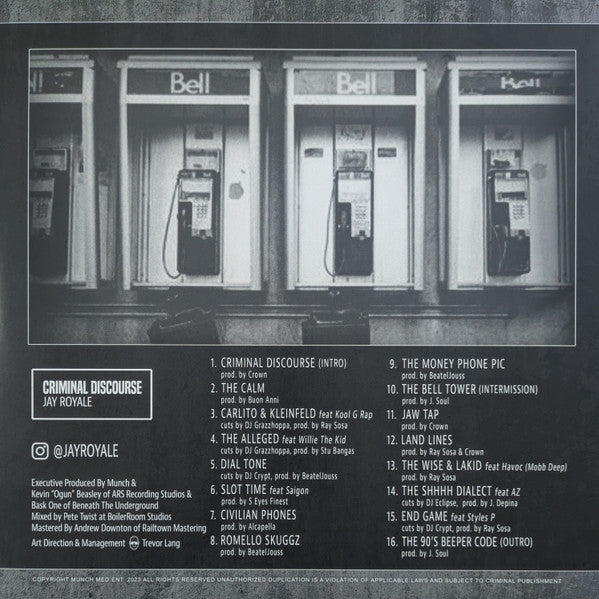 Jay Royale - Criminal Discourse (Sewer Green) (Used LP)