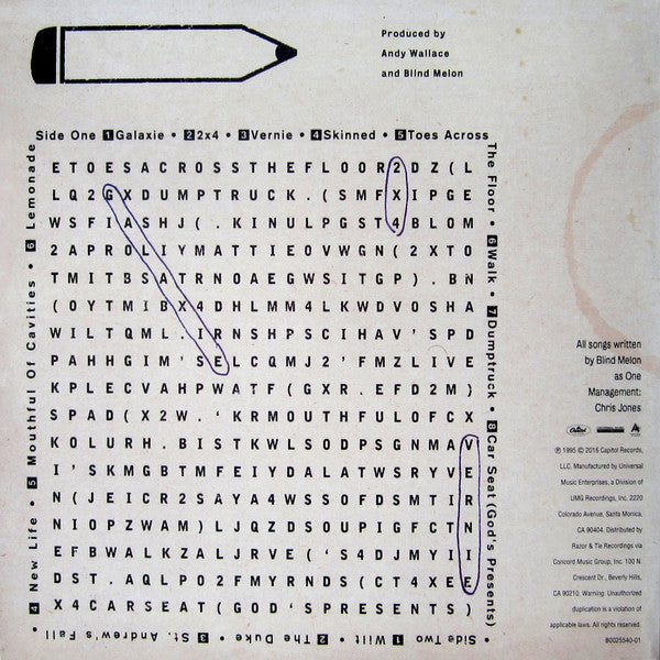 Blind Melon - Soup (Used LP)