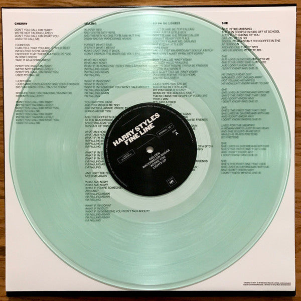 Harry Styles - Fine Line (Coke Bottle Clear) (Used LP)