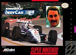 NEWMAN HAAS INDY CAR FEATURING NIGEL MA  - SNES (W/BOX & MANUAL)