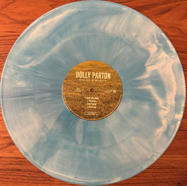 Dolly Parton - Halos & Horns (Blue Galaxy) (Used LP)