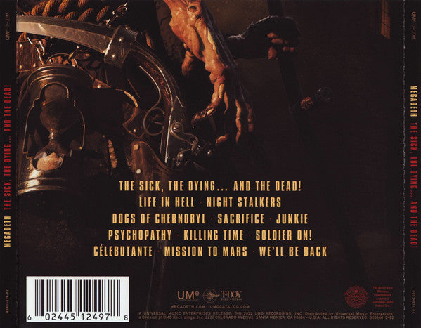 MEGADETH  - SICK, THE DYING & THE DEAD!