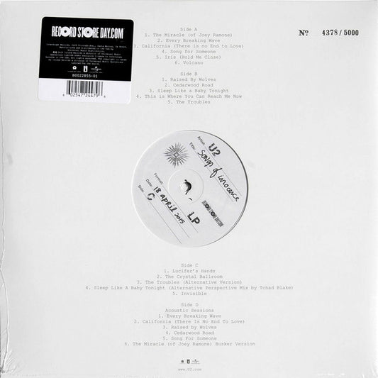 U2 - Songs Of Innocence (RSD) (Used LP)