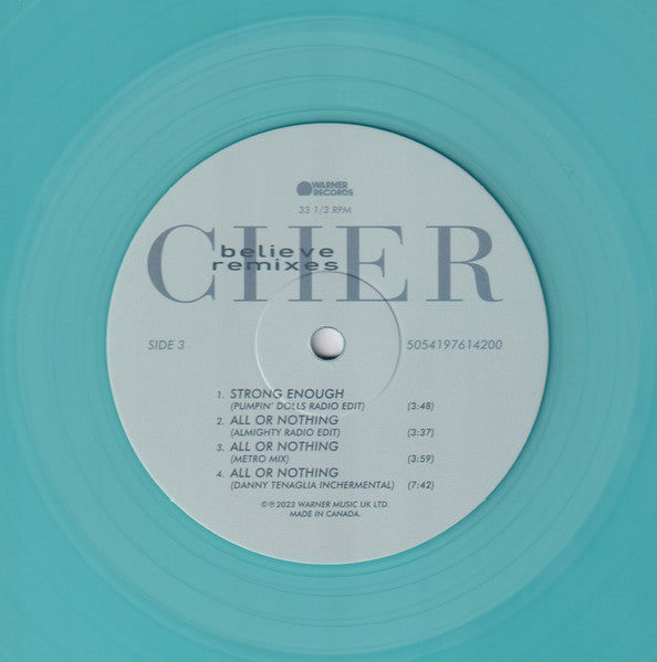 Cher - Believe (25th Anniversary) (Sealed) (Clear/Blue) (Used LP)