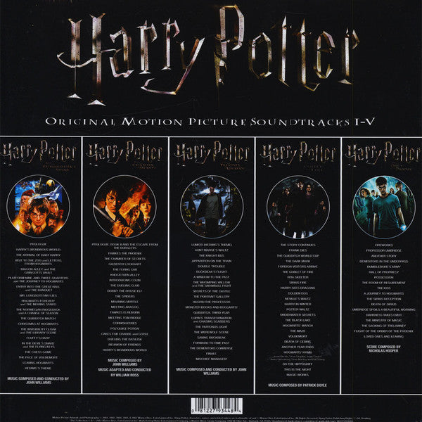 John Williams - Harry Potter I-V OST Box Set (Picture Disc) (Used LP)