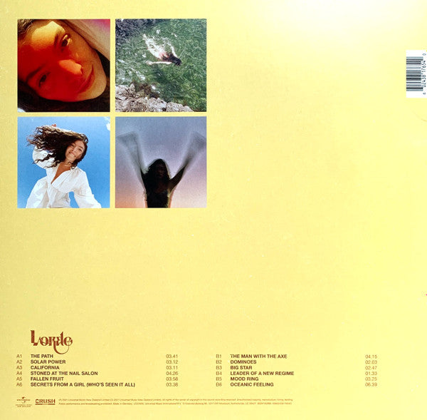 Lorde - Solar Power (Orange) (Used LP)