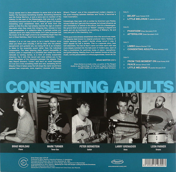 M.T.B. - Consenting Adults (Sealed - RSD) (Used LP)