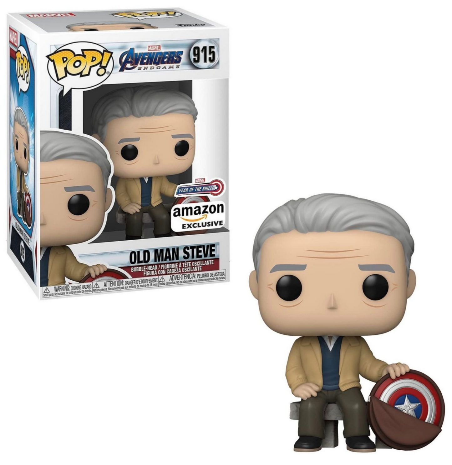 AVENGERS: EG: OLD MAN STEVE #915 - FUNKO POP!-EXCLUSIVE