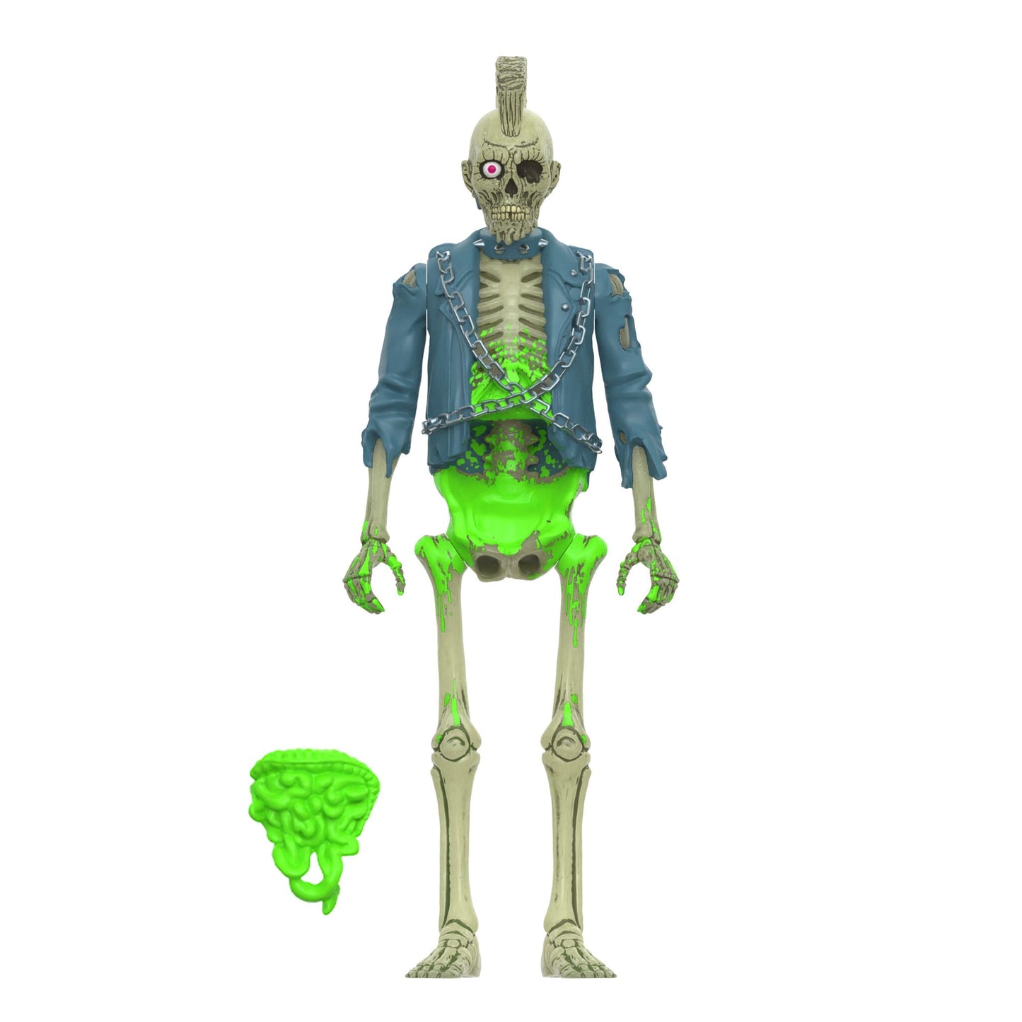 RETURN OF THE LIVING DEAD: ZOMBIE TRASH/ZOMBIE SUICIDE - REACTION-3.75"-SET OF 2-GLOW IN THE DARK