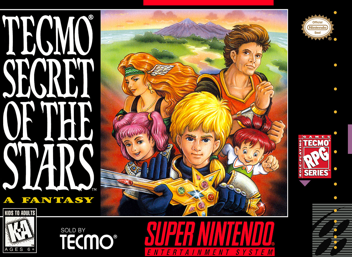 TECMO SECRET OF THE STARS  - SNES