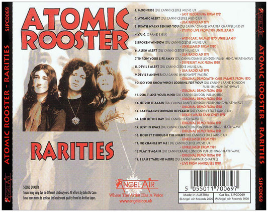 ATOMIC ROOSTER  - RARITIES