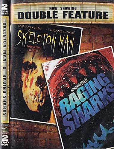 SKELENTON MAN & RAGING SHARKS - DVD-DOUBLE FEATURE