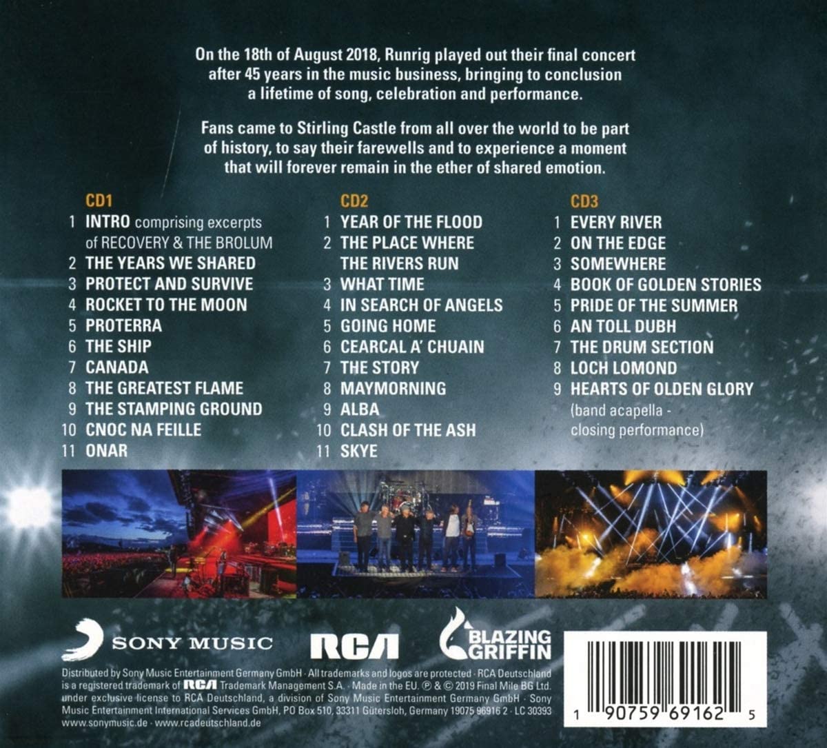 RUNRIG  - LAST DANCE: FAREWELL CONCERT (3CDS)