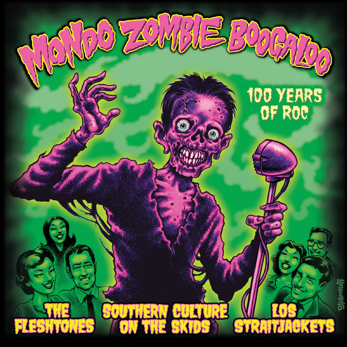 LOS STRAITJACKETS, SOUTHERN CULTURE ON THE SKIDS, AND THE FLESHTONES - MONDO ZOMBIE BOOGALOO (PINK VINYL)