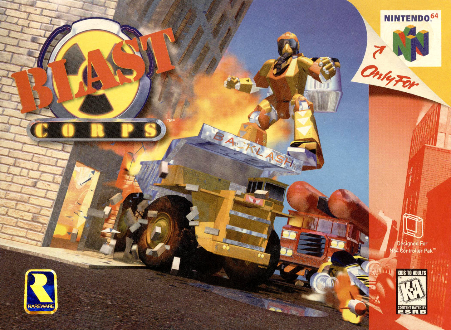 BLAST CORPS  - N64