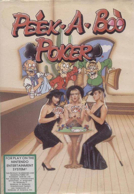 PEEK-A-BOO POKER  - NES (W/BOX & MANUAL)