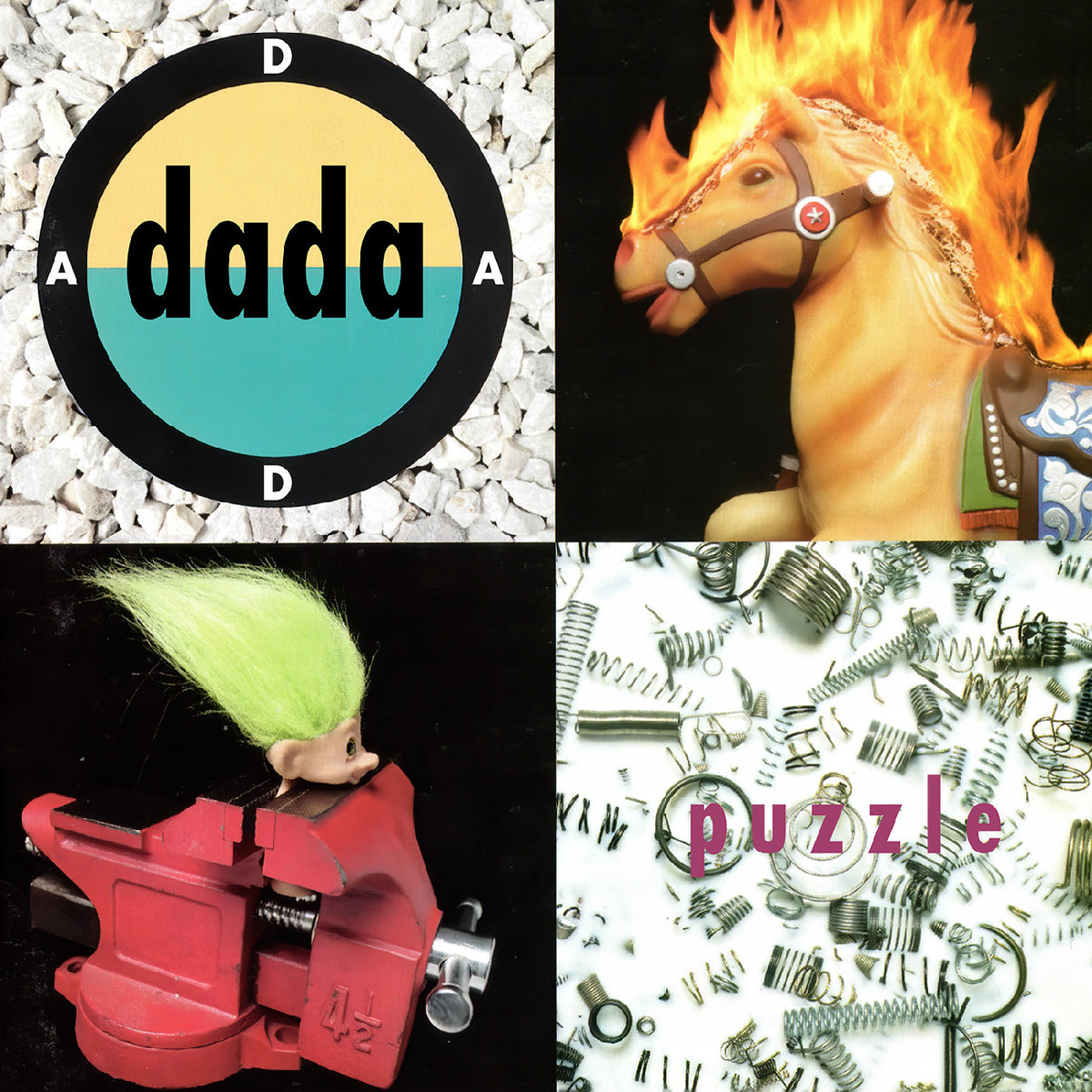 DADA - PUZZLE - REMASTERED, EXPANDED, (GREEN & YELLOW "TROLL HAIR" VINYL)